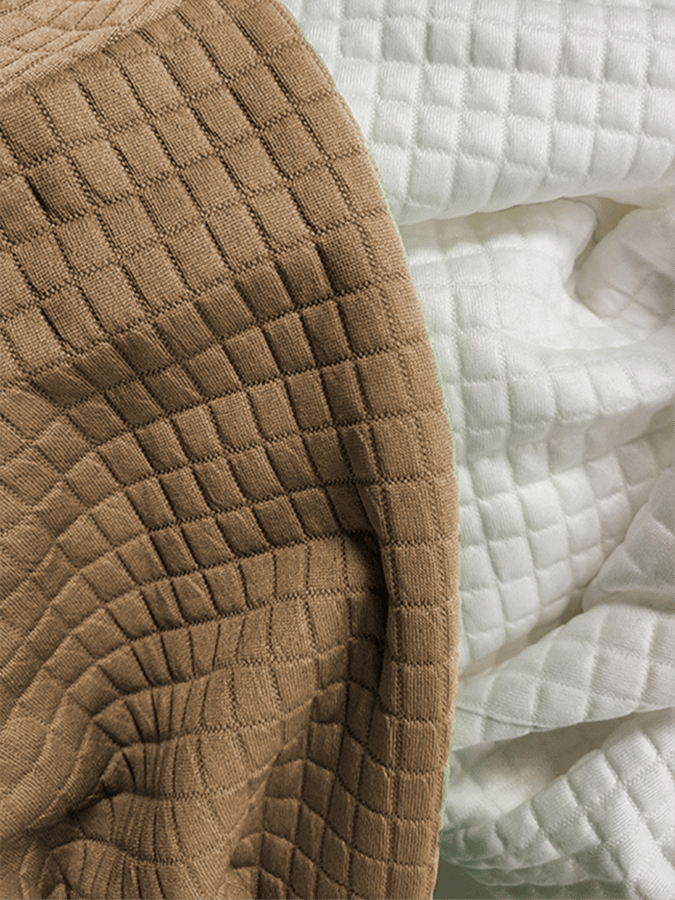 Men's Vintage Lettering Printed Stand Collar Check Button Sweatshirt